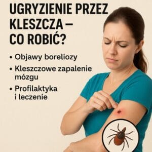 Ugryzienie przez kleszcza – objawy, choroby, jak usunąć i co robić