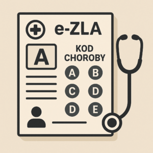 Kod e-ZLA – co oznacza kod choroby
