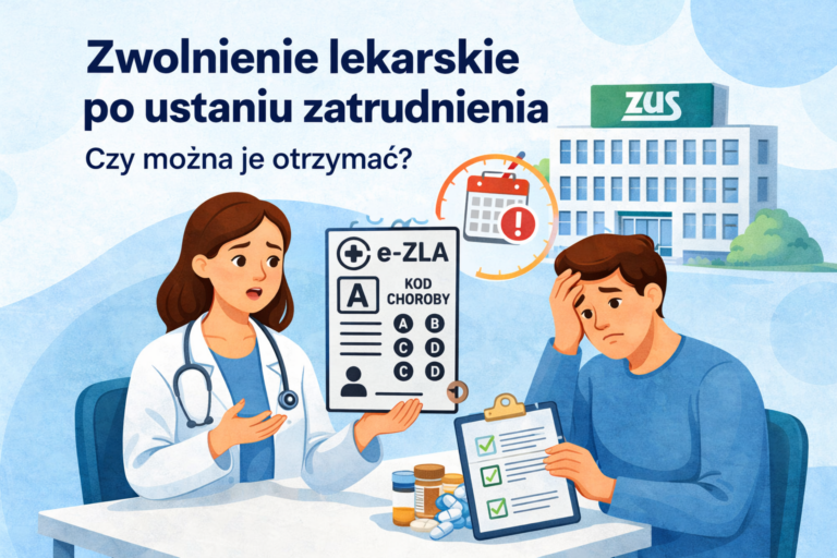 Zwolnienie lekarskie po ustaniu zatrudnienia