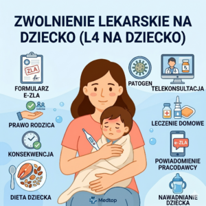 Zwolnienie lekarskie na dziecko (L4 na dziecko)