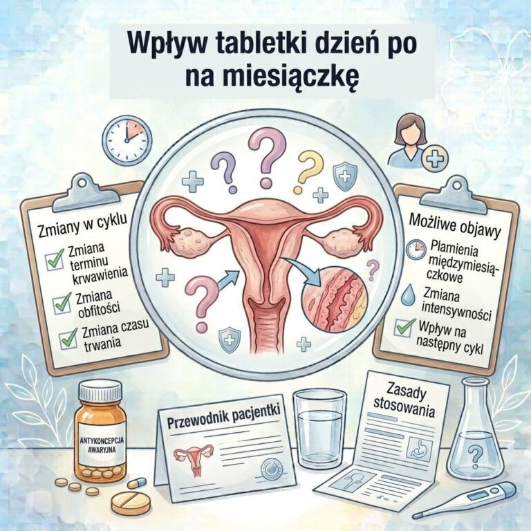 Jaki wpływ ma tabletka dzień po na miesiączkę